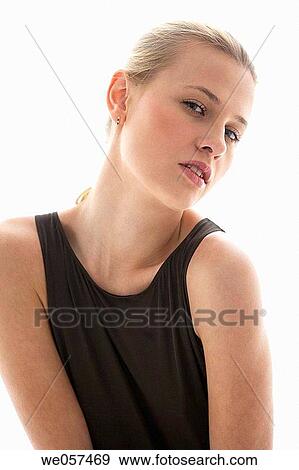 beauty, blond, blue eyes, carnality View Large Photo Image Stock Photo - beauty, blond, blue eyes, carnality. Fotosearch
