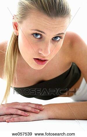 beauty, blond, blue eyes, carnality View Large Photo Image Stock Photo - beauty, blond, blue eyes, carnality. Fotosearch
