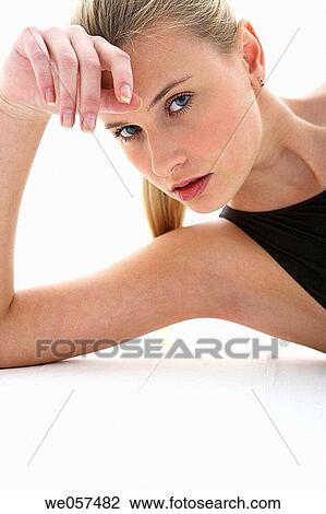 beauty, blond, blue eyes, Close-up View Large Photo Image Stock Image - beauty, blond, blue eyes, Close-up. Fotosearch