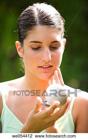 beauty, brunette, Beauty Care, adolescence View Large Photo Image Stock Image - beauty, brunette, Beauty Care, adolescence. Fotosearch