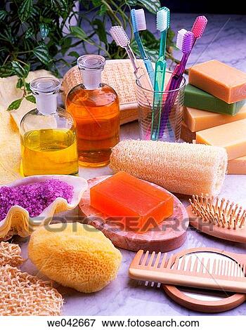 Stock Photo - Beauty care products. Fotosearch