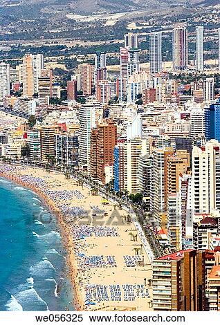 Stock Photography - Benidorm. Alicante province, Comunidad Valenciana, Spain. Fotosearch