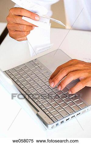 Stock Photography - bill, calculate, calculating, calculation, check. Fotosearch