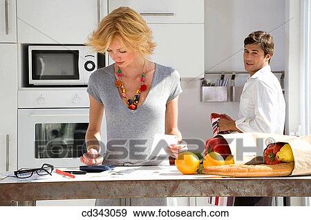 bill, calculating, calculate, bread, at-home View Large Photo Image Stock Photo - bill, calculating, calculate, bread, at-home. Fotosearch