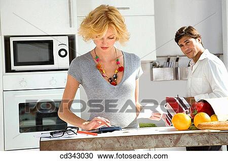 bill, check, calculator, at-home View Large Photo Image Stock Image - bill, check, calculator, at-home. Fotosearch