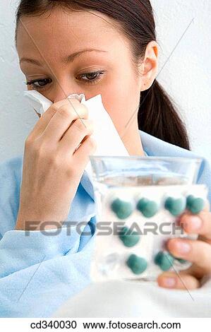blister-pack, Blow nose, Blowing nose, brunette View Large Photo Image Stock Image - blister-pack, Blow nose, Blowing nose, brunette. Fotosearch