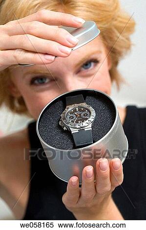 Stock Photography - blond, blue eyes, Close-up. Fotosearch