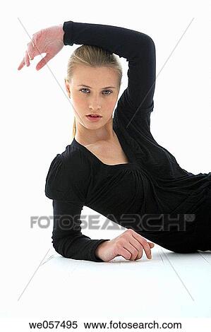 blond, contemporary, Arms raised View Large Photo Image Stock Photography - blond, contemporary, Arms raised. Fotosearch