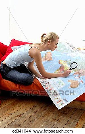 blond, contemporary, at-home View Large Photo Image Picture - blond, contemporary, at-home. Fotosearch