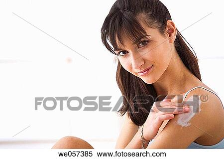 Body care, contemporary, apply View Large Photo Image Stock Photography - Body care, contemporary, apply. Fotosearch