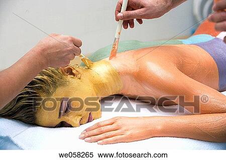 Body mud, La Phyto personalized treatment. 100% natural active principles: seaweeds, clays, oligo-elements, essential oils, plant extracts, cereals, etc. Cestona spa, Relais Termal Group, Gipuzkoa, Basque Country View Large Photo Image Stock Photography - Body mud, La Phyto personalized treatment. 100% natural active principles: seaweeds, clays, oligo-elements, essential oils, plant extracts, cereals, etc. Cestona spa, Relais Termal Group, Gipuzkoa, Basque Country. Fotosearch