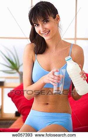 bottle, brunette, contemporary View Large Photo Image Stock Image - bottle, brunette, contemporary. Fotosearch