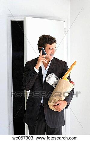 bread, carrying, carry, calling, at-home View Large Photo Image Stock Image - bread, carrying, carry, calling, at-home. Fotosearch