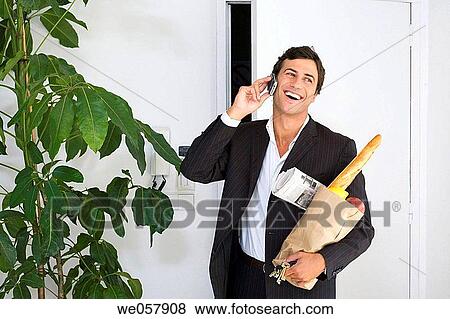 bread, carrying, carry, calling, at-home View Large Photo Image Stock Photo - bread, carrying, carry, calling, at-home. Fotosearch