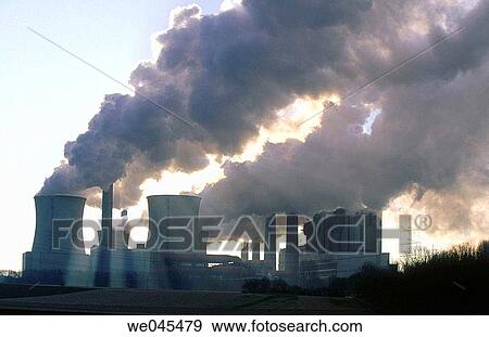 Brown coal-fired power station, Neurath near Cologne. North Rhine-Westphalia, Germany View Large Photo Image Stock Photo - Brown coal-fired power station, Neurath near Cologne. North Rhine-Westphalia, Germany. Fotosearch