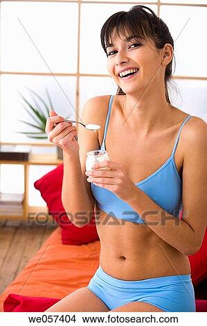 brunette, contemporary, Dairy produce View Large Photo Image Picture - brunette, contemporary, Dairy produce. Fotosearch