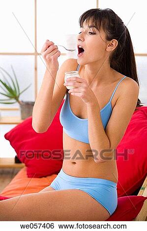 brunette, contemporary, Dairy produce View Large Photo Image Stock Photograph - brunette, contemporary, Dairy produce. Fotosearch