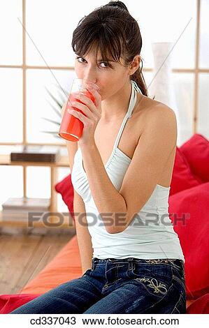 brunette, contemporary, dark hair View Large Photo Image Stock Image - brunette, contemporary, dark hair. Fotosearch
