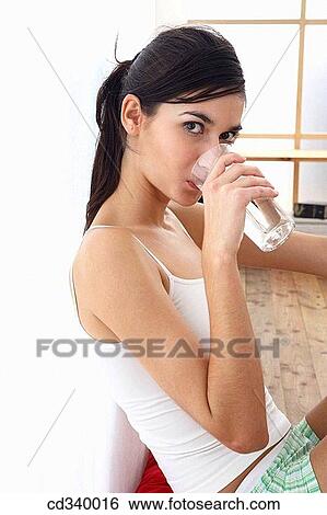 brunette, contemporary, dark hair View Large Photo Image Stock Photograph - brunette, contemporary, dark hair. Fotosearch