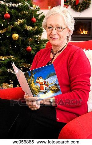 chair, Christmas card, Christmas, at-home View Large Photo Image Stock Photography - chair, Christmas card, Christmas, at-home. Fotosearch