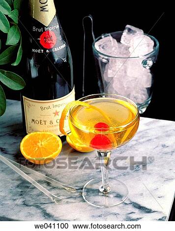 Champagne cocktail View Large Photo Image Stock Image - Champagne cocktail. Fotosearch