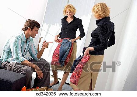 changing-room, choice, choosing, Clothing store View Large Photo Image Stock Photograph - changing-room, choice, choosing, Clothing store. Fotosearch