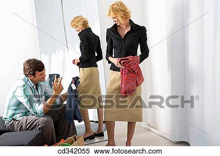 changing-room, choice, choosing, Clothing store View Large Photo Image Stock Photography - changing-room, choice, choosing, Clothing store. Fotosearch