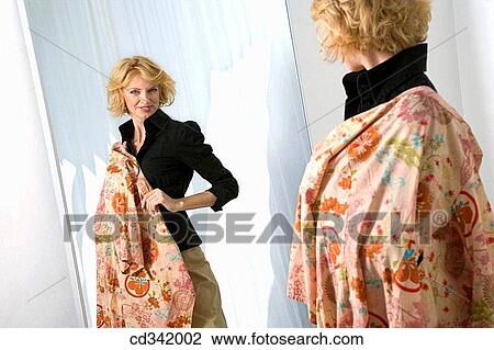changing-room, Clothing store, contemporary View Large Photo Image Stock Image - changing-room, Clothing store, contemporary. Fotosearch