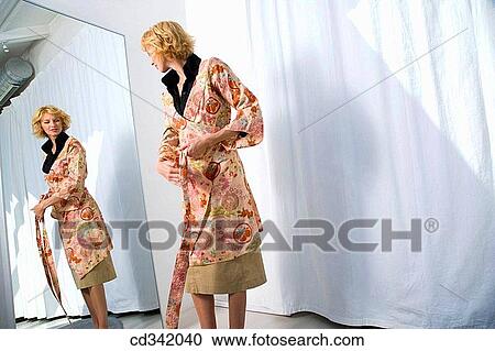 changing-room, Clothing store, contemporary View Large Photo Image Stock Image - changing-room, Clothing store, contemporary. Fotosearch