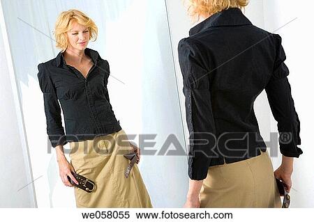Stock Photography - changing-room, Clothing store, contemporary. Fotosearch