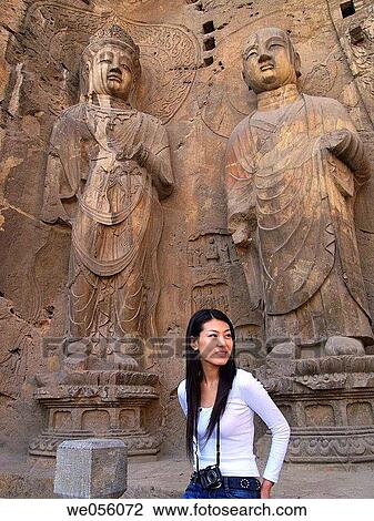 Chinese tourist in Luoyang Grottoes View Large Photo Image Stock Image - Chinese tourist in Luoyang Grottoes. Fotosearch