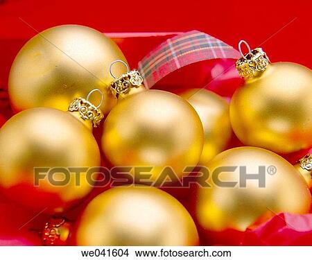 Picture - Christmas ornaments. Fotosearch