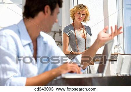 computer, contemporary, at-home View Large Photo Image Stock Image - computer, contemporary, at-home. Fotosearch