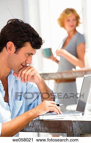 computer, contemporary, at-home View Large Photo Image Stock Image - computer, contemporary, at-home. Fotosearch