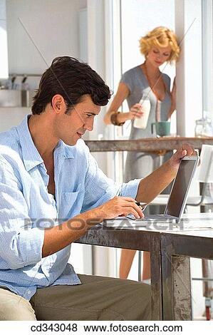 computer, contemporary, at-home View Large Photo Image Stock Photo - computer, contemporary, at-home. Fotosearch