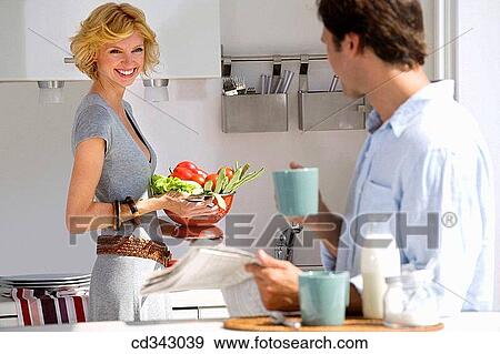 contemporary, couple, at-home View Large Photo Image Stock Photo - contemporary, couple, at-home. Fotosearch