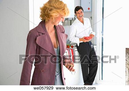contemporary, couple, at-home View Large Photo Image Stock Photo - contemporary, couple, at-home. Fotosearch