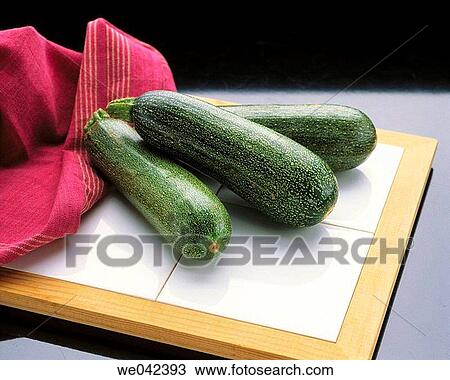 Stock Image - Courgettes. Fotosearch