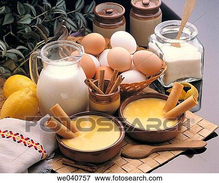 Custard View Large Photo Image Stock Photo - Custard. Fotosearch