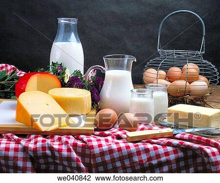 Dairy products View Large Photo Image Stock Image - Dairy products. Fotosearch