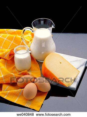 Dairy products View Large Photo Image Stock Photo - Dairy products. Fotosearch