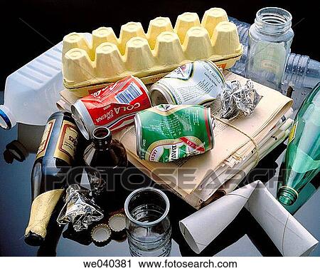 Domestic waste recycling View Large Photo Image Stock Image - Domestic waste recycling. Fotosearch