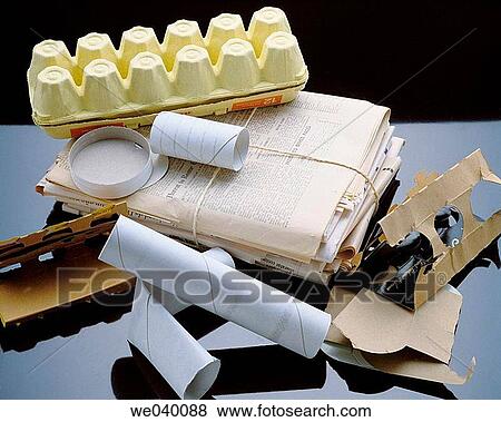 Stock Photo - Domestic waste recycling. Fotosearch