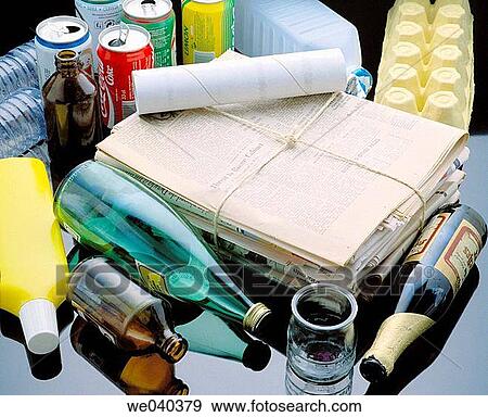 Domestic waste recycling View Large Photo Image Stock Photo - Domestic waste recycling. Fotosearch