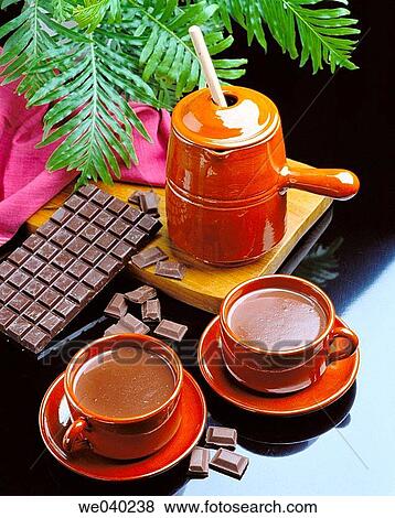 Stock Photo - Drinking chocolate. Fotosearch