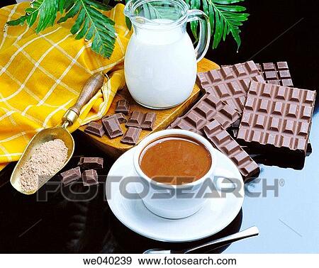 Stock Photo - Drinking chocolate. Fotosearch