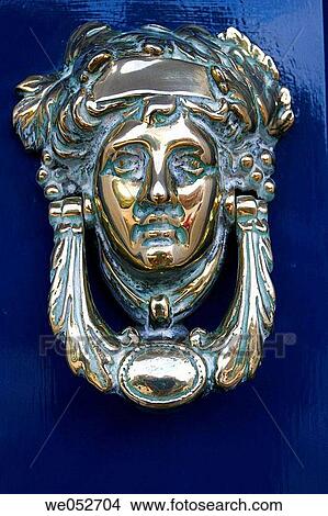 Elaborate Georgian door knocker in Fitzwilliam Square, Dublin 2, Co Dublin, Ireland View Large Photo Image Picture - Elaborate Georgian door knocker in Fitzwilliam Square, Dublin 2, Co Dublin, Ireland. Fotosearch