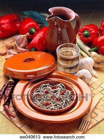 Elvers, Basque cuisine View Large Photo Image Stock Image - Elvers, Basque cuisine. Fotosearch