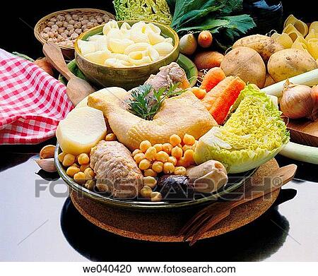 ? Escudella? traditional Catalan stew and? carn d? olla? (all the meat used in the stew) View Large Photo Image Stock Image - ? Escudella? traditional Catalan stew and? carn d? olla? (all the meat used in the stew). Fotosearch