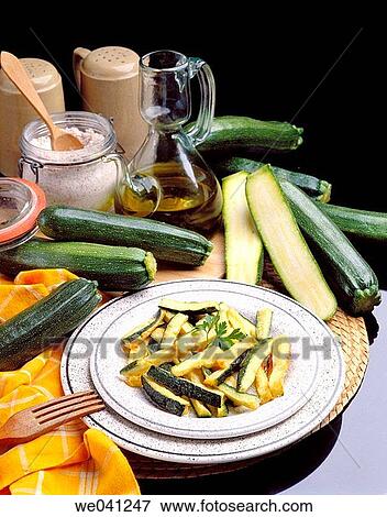 Fried zucchini View Large Photo Image Stock Photo - Fried zucchini. Fotosearch